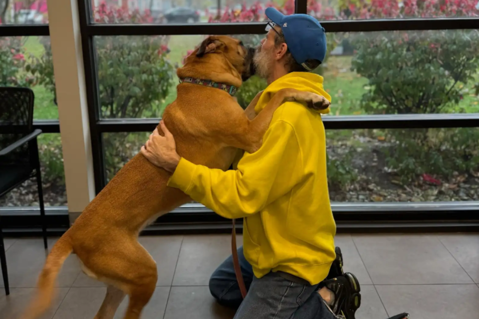 A Heartwarming Reunion of a Cancer Survivor and His Beloved Dog