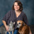 Dr. Danielle Rastetter with her dog and cat