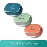 Link Wrap Spring Bundle: Solid Ocean, Solid Sage, Solid Poppy