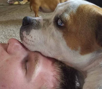 Guy Carries His Rescue Dog Everywhere He Goes