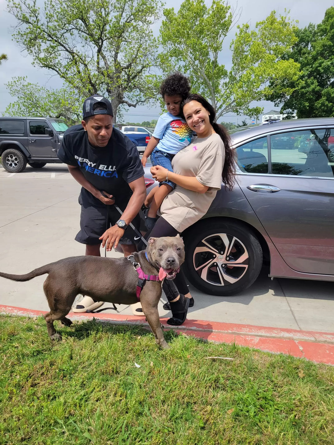 Family Reunited with Lost Dog After One Year Missing