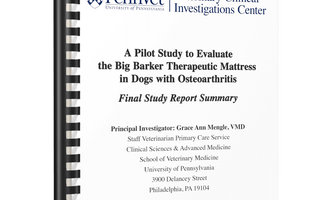 New University of Pennsylvania Study Evaluates Big Barker Dog Beds