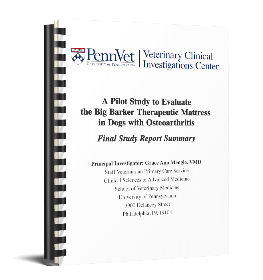 New University of Pennsylvania Study Evaluates Big Barker Dog Beds