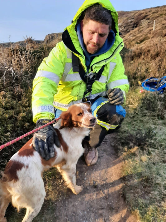 Dog Missing for Days Found in Cave and Led to Safety with a Sausage Roll