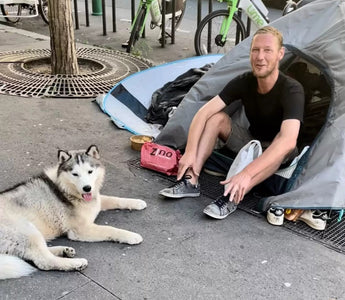 Man and Dog Build Special Relationship During Hard Times