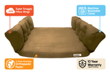 Extra Large Cordura SUV Barker Bed Callout: Super Snuggly Pillow Wings, Machine Washable Cover, 3" Shock Absorbing Orthopedic, 10 Year Warranty against flattening